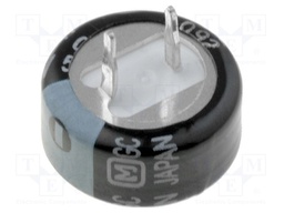 Capacitor: electrolytic; backup capacitor,supercapacitor; THT