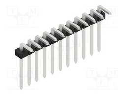 Connector: pin strips; pin header; male; PIN: 11; 2mm; THT; 1x11