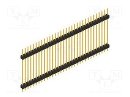 Connector: pin strips; pin header; male; PIN: 32; 2.54mm; THT; 1x32