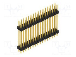 Connector: pin strips; pin header; male; PIN: 32; 2.54mm; THT; 2x16
