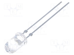 IR transmitter; 5mm; 875nm; transparent; 22mW; 24°; THT; 100mA