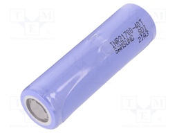 Re-battery: Li-Ion; 21700; 3.6V; 4000mAh; Ø21.22x70.3mm; 35A