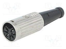 Plug; DIN; female; PIN: 7; Layout: 270°; straight; for cable; 34V; 2A