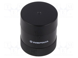 Signallers accessories: base; black; IP66,IP69K; KombiSIGN 40