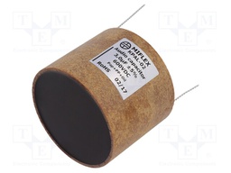Capacitor: aluminum-polypropylene-paper; 3uF; 600VDC; ±5%; 0.004