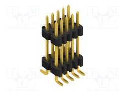 Connector: pin strips; pin header; male; PIN: 10; 1.27mm; SMT; 2x5
