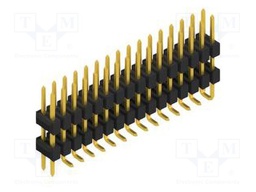 Connector: pin strips; pin header; male; PIN: 32; 2.54mm; SMT; 2x16
