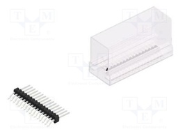 Connector: pin strips; pin header; male; PIN: 16; 1.27mm; SMT; 1x16