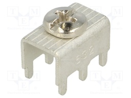 Terminal: screw terminal; THT,screw terminal; brass; tinned