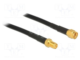 Cable; 3m; RP-SMA male,RP-SMA female; black; Øcable: 4.8mm; 50Ω