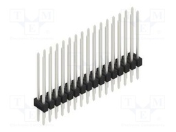 Connector: pin strips; pin header; male; PIN: 32; 2.54mm; THT; 2x16