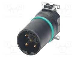 Connector: M12; contact insert; PIN: 5; 60V; straight; SMT; B code