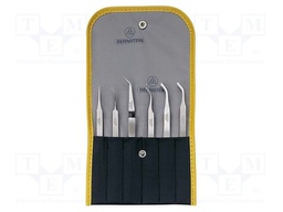 Tweezers; Pcs: 6; Package: case; SMD