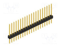 Connector: pin strips; pin header; male; PIN: 20; 2.54mm; THT; 1x20