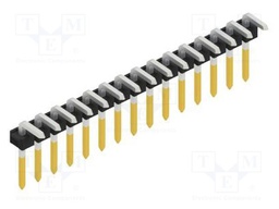 Connector: pin strips; pin header; male; PIN: 15; 2.54mm; THT; 1x15