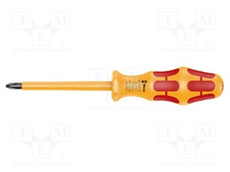 Screwdriver; insulated; Phillips; PH2; Blade length: 100mm