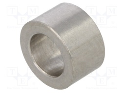 Spacer sleeve; 6.2mm; cylindrical; stainless steel; Out.diam: 6mm
