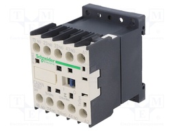 Contactor: 4-pole; NO x4; 24VAC; 10A; DIN,on panel; TeSys D; W: 45mm