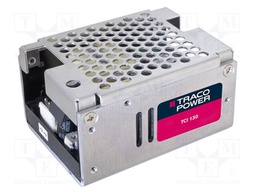 Power supply: switching; for building in,modular; 130W; 48VDC