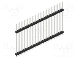 Connector: pin strips; pin header; male; PIN: 30; 2.54mm; THT; 1x30