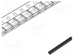 Connector: PCB to PCB; female; PIN: 80; 0.5mm; SS5; gold-plated; SMT