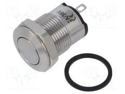 Switch: vandal resistant; Pos: 2; SPST-NO; 2A/36VDC; IP65; OFF-ON