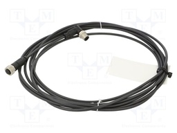 Cable: for sensors/automation; plug; PIN: 4; 5m; Insulation: PUR