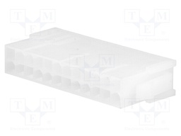 Plug; wire-wire; male; Mini-Fit Jr; 4.2mm; PIN: 24; w/o contacts