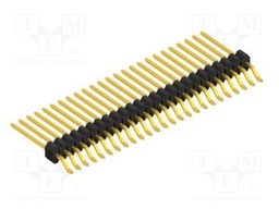 Connector: pin strips; pin header; male; PIN: 25; 1.27mm; SMT; 1x25
