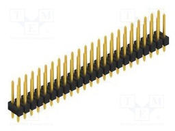 Connector: pin strips; pin header; male; PIN: 46; 2.54mm; THT; 2x23