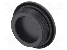 Stopper; polyamide; black; IP68; Entrelec; Gland: PG13,5; 6mm