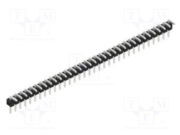 Connector: pin strips; pin header; male; PIN: 33; 2.54mm; THT; 1x33