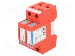 Surge arrestor; Type 2; Poles: 1+NPE; 20kA; for DIN rail mounting