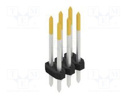 Connector: pin strips; pin header; male; PIN: 6; 2mm; THT; 2x3; 100V