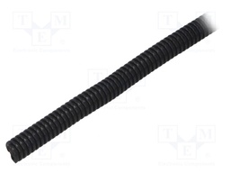 Protective tube; Conduit size: 20; LDPE; black; L: 100m; Øout: 20mm