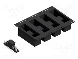 Connector: pin strips; pin header; male; PIN: 20; 2.54mm; SMT; 2x10