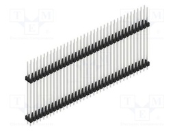 Connector: pin strips; pin header; male; PIN: 72; 2.54mm; THT; 2x36