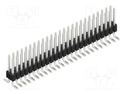 Connector: pin strips; pin header; male; PIN: 50; 1.27mm; SMT; 2x25