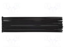 Cable tie; L: 400mm; W: 7.6mm; black; 50pcs; EXTREME