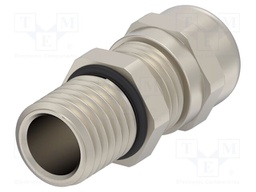 Cable gland; without nut,with long thread; M12; IP68; Mat: brass