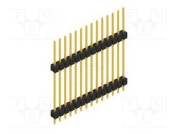 Connector: pin strips; pin header; male; PIN: 14; 2.54mm; THT; 1x14