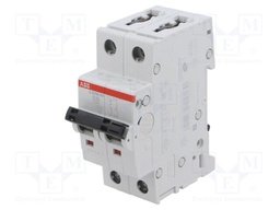 Circuit breaker; 230VAC; Inom: 10A; Poles: 1+N; DIN; Charact: C; 10kA