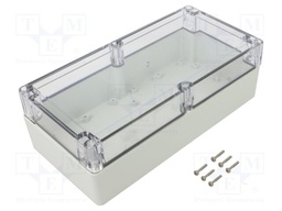 Enclosure: multipurpose; X: 120mm; Y: 240mm; Z: 75mm; ZP; light grey