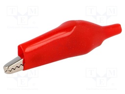 Crocodile clip; 60VDC; Grip capac: max.11mm; Overall len: 54mm