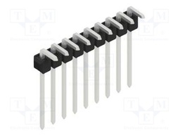 Connector: pin strips; pin header; male; PIN: 9; 2.54mm; THT; 1x9
