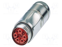 Connector: M40; plug; PIN: 13; crimped; straight; Gasket: FKM