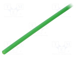 Heat shrink sleeve; thin walled,glued; 4: 1; 4mm; L: 1000mm; green