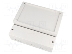 Enclosure: wall mounting; X: 213mm; Y: 185mm; Z: 84mm; RCP; ABS; grey