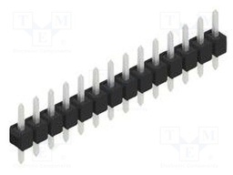 Connector: pin strips; pin header; male; PIN: 14; 2.54mm; THT; 1x14