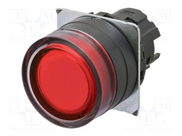 Switch: push-button; 22mm; Stabl.pos: 2; flat; Pos: 2